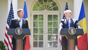 Klaus Iohannis şi Donald Trump (Sursa foto: Presidency.ro)